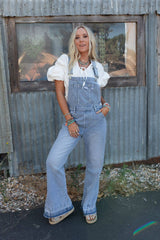 Cali Dream Denim Overalls (Light Wash)