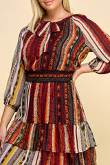 PLUS SIZE - PEASANT COTTAGE CORE PRAIRIE BOHO DRESS