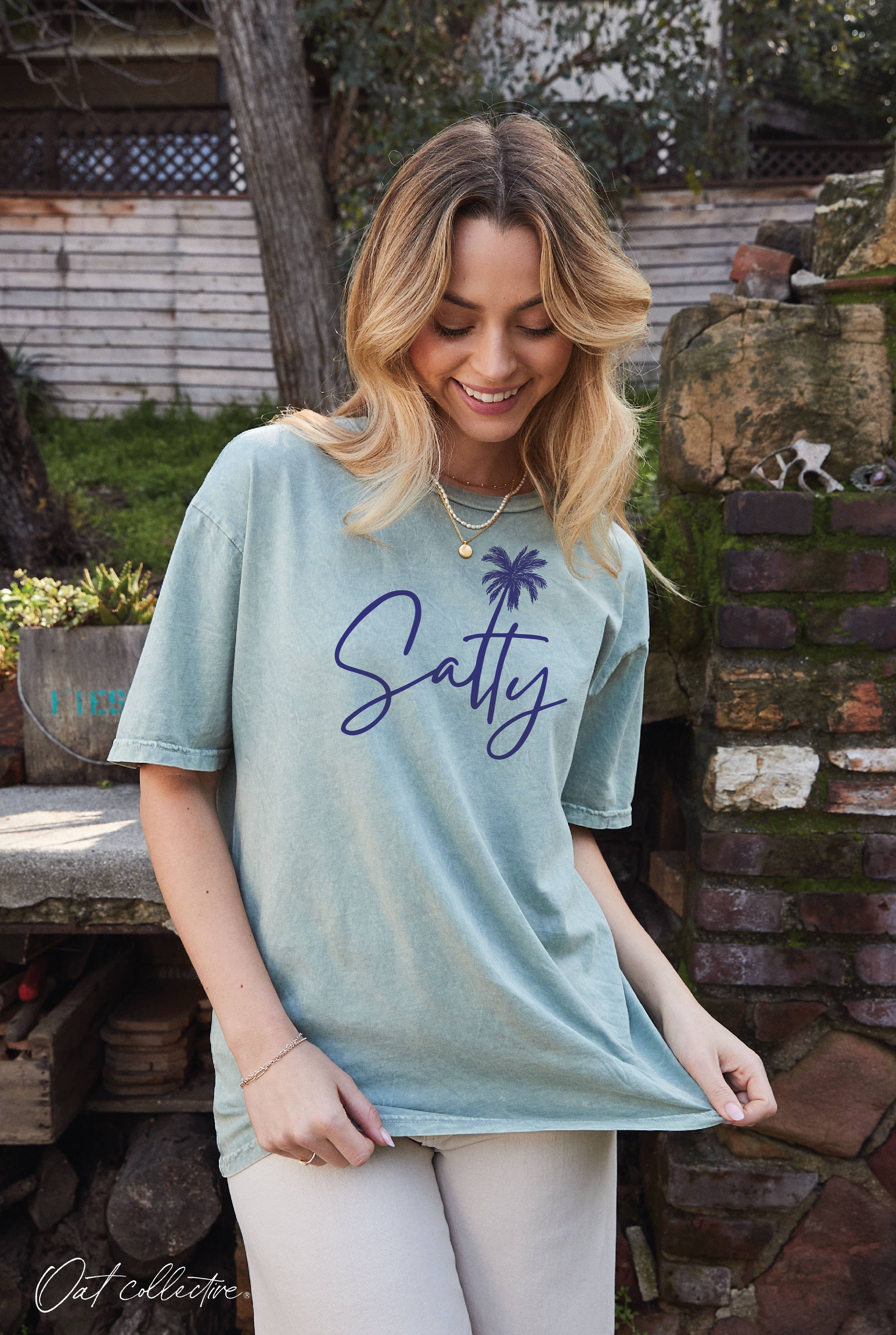 SALTY Mineral Graphic Top - PLUS SIZES Available