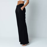 Womens French Terry Lounge Pant (Bone, Black, Grey)